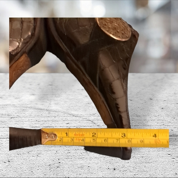 Brighton embossed mules size 7.5 - Picture 8 of 12